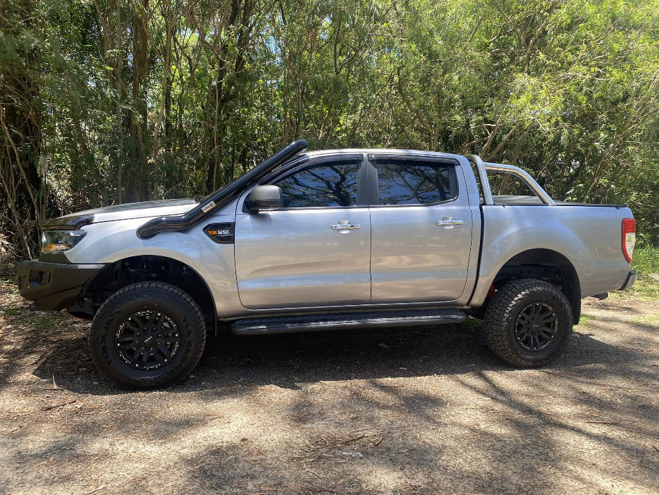 Stainless Snorkel to suit Ford PX1, PX2 & PX3 Ranger Mid Entry Passenger Side (Single Turbo)