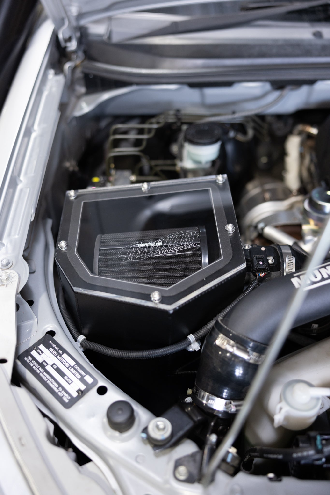 Custom Air box to suit Isuzu Dmax 2021+ Pod Filter Style