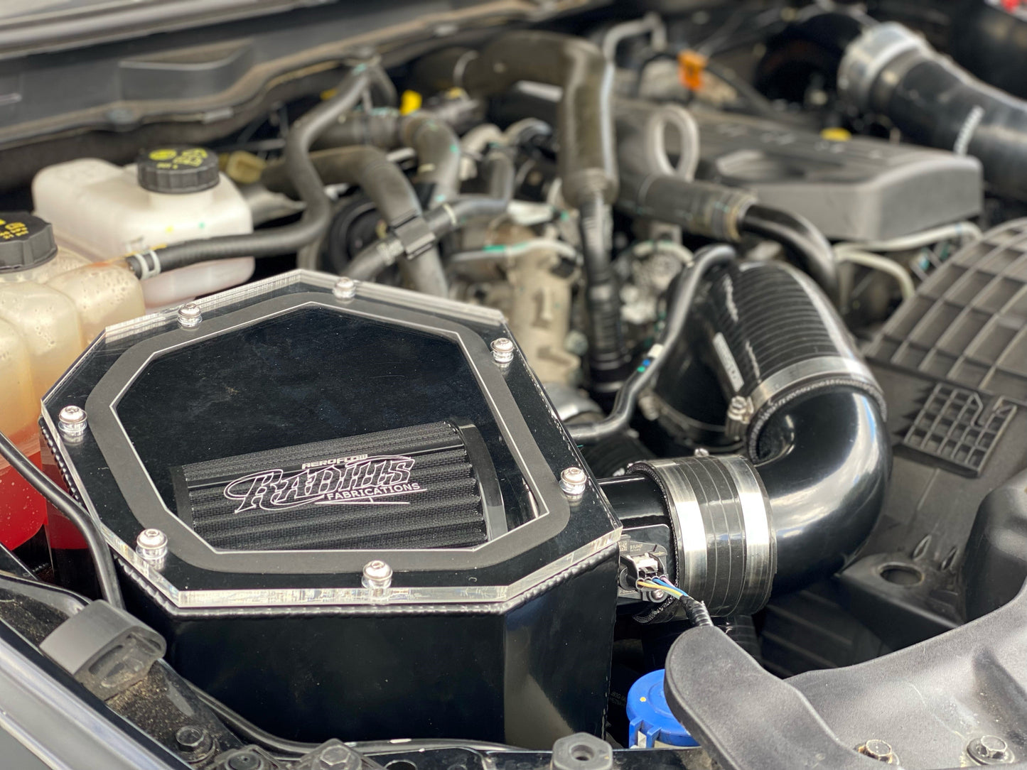 Custom Air box to suit Ford PX Ranger  pod filter style