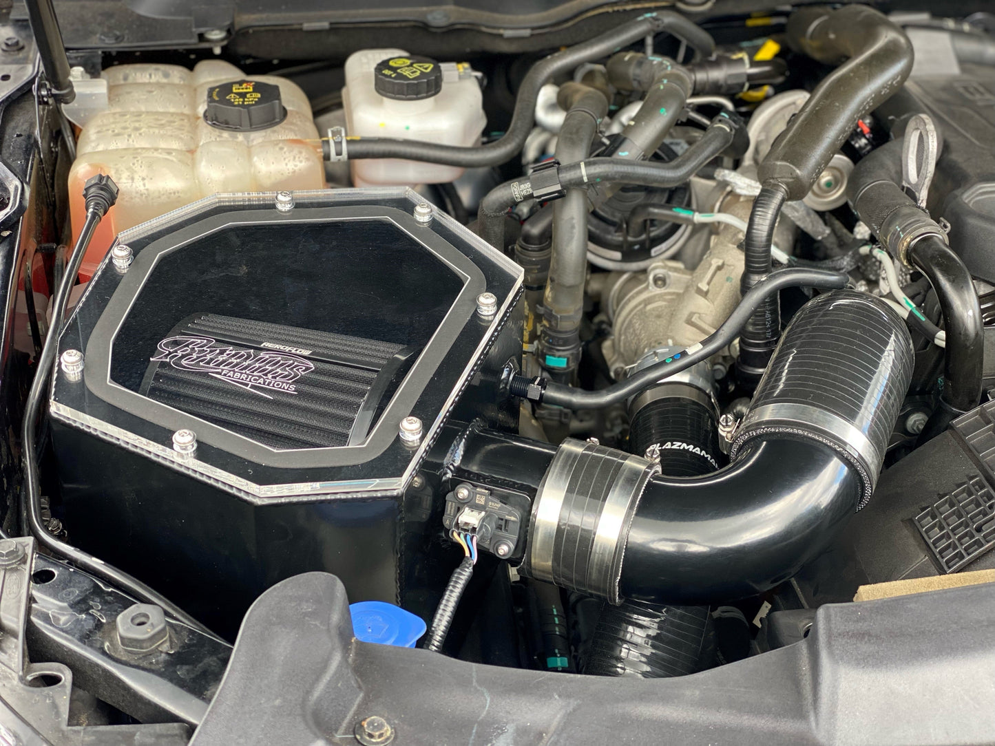 Custom Air box to suit Ford PX Ranger  pod filter style