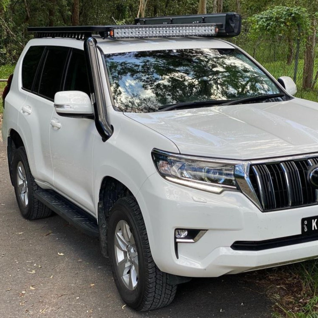 4" 150 Prado Landcruiser Snorkel SHORT ENTRY - Radius Fabrications - Snorkel