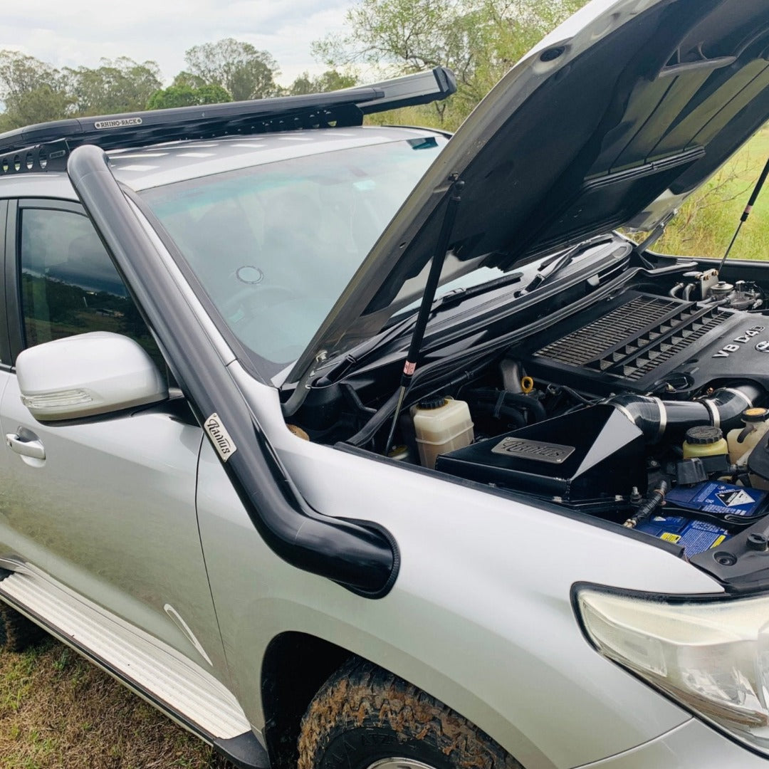 4" 200 Series Landcruiser Snorkel MID ENTRY - Radius Fabrications - Snorkel