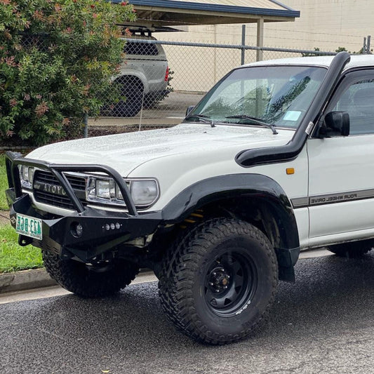 Passenger Side 4" Stainless Snorkel to suit Toyota 80 Series Landcruiser Short Entry