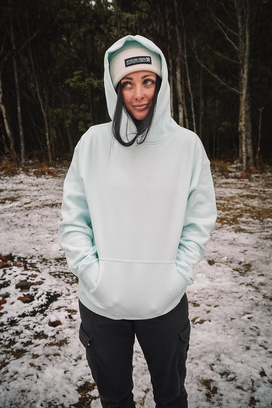 SEAFOAM HOODIE - DRIVEN NOT HIDDEN DESIGN