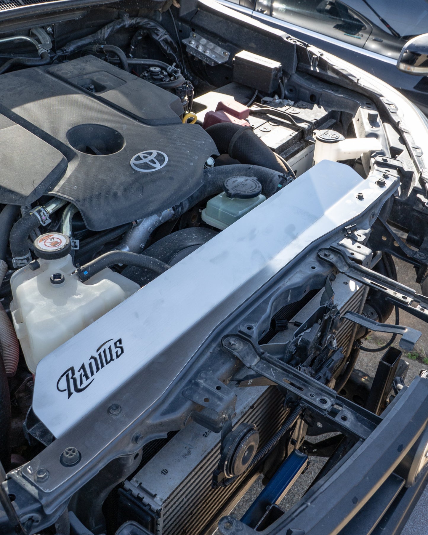 Stainless Steel Fan Shroud Cover Panel to suit N80 Toyota Hilux