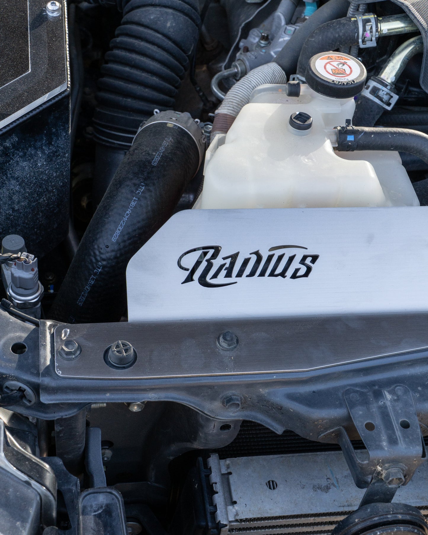 Stainless Steel Fan Shroud Cover Panel to suit N80 Toyota Hilux