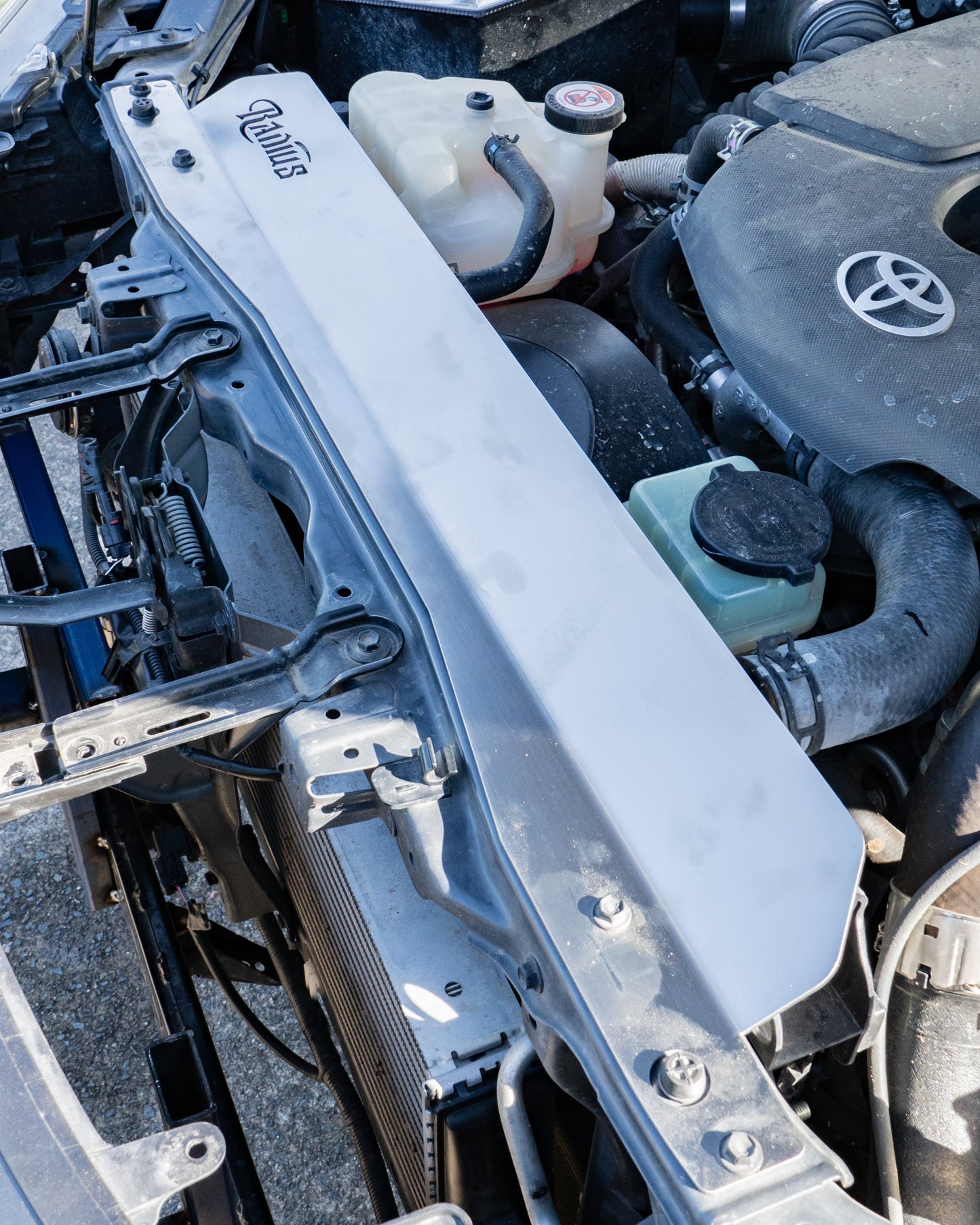 Stainless Steel Fan Shroud Cover Panel to suit N80 Toyota Hilux