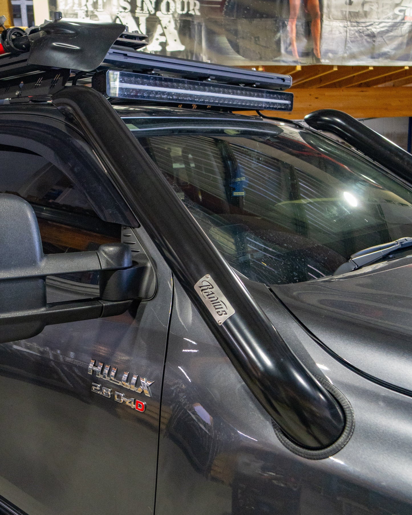 Stainless Snorkel to suit Toyota N80 Hilux - Short Entry