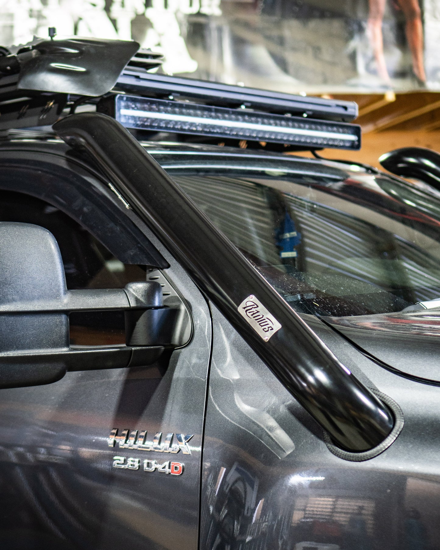 Stainless Snorkel to suit Toyota N80 Hilux - Short Entry