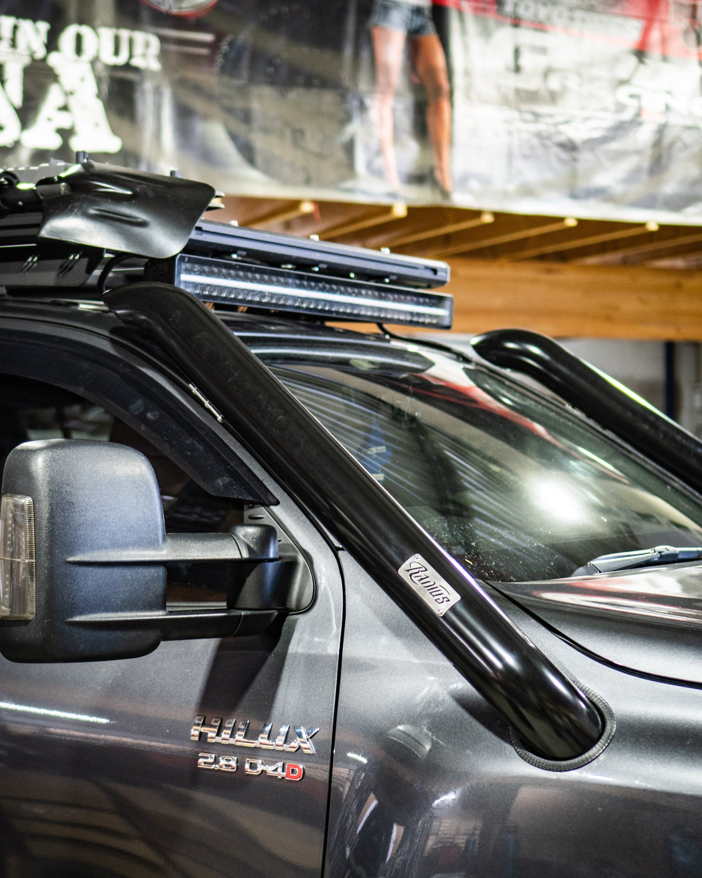 Stainless Snorkel to suit Toyota N80 Hilux - Short Entry