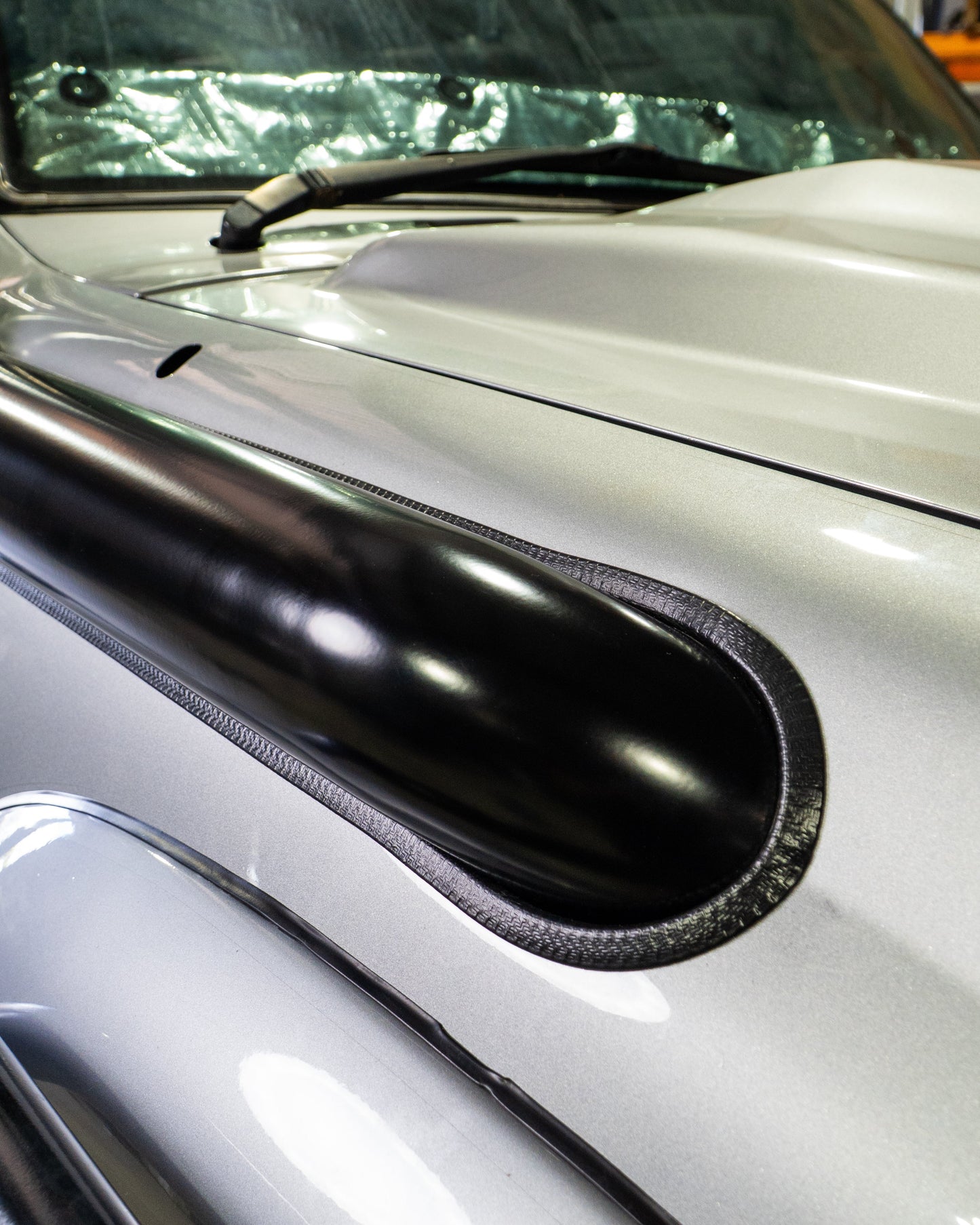 Long Entry Low Cut Stainless Snorkel to suit Toyota 80 Series Landcruiser (Drivers Side 4")