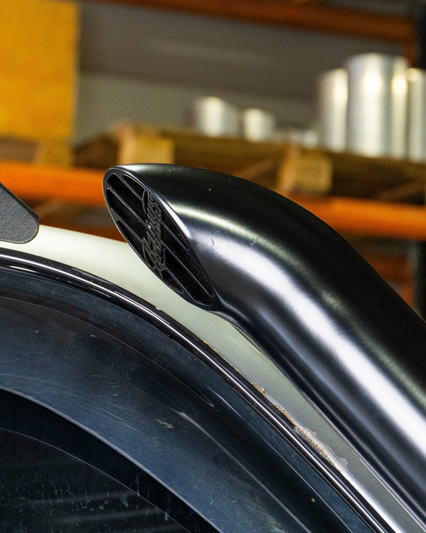 Long Entry Low Cut Stainless Snorkel to suit Toyota 80 Series Landcruiser (Drivers Side 4")