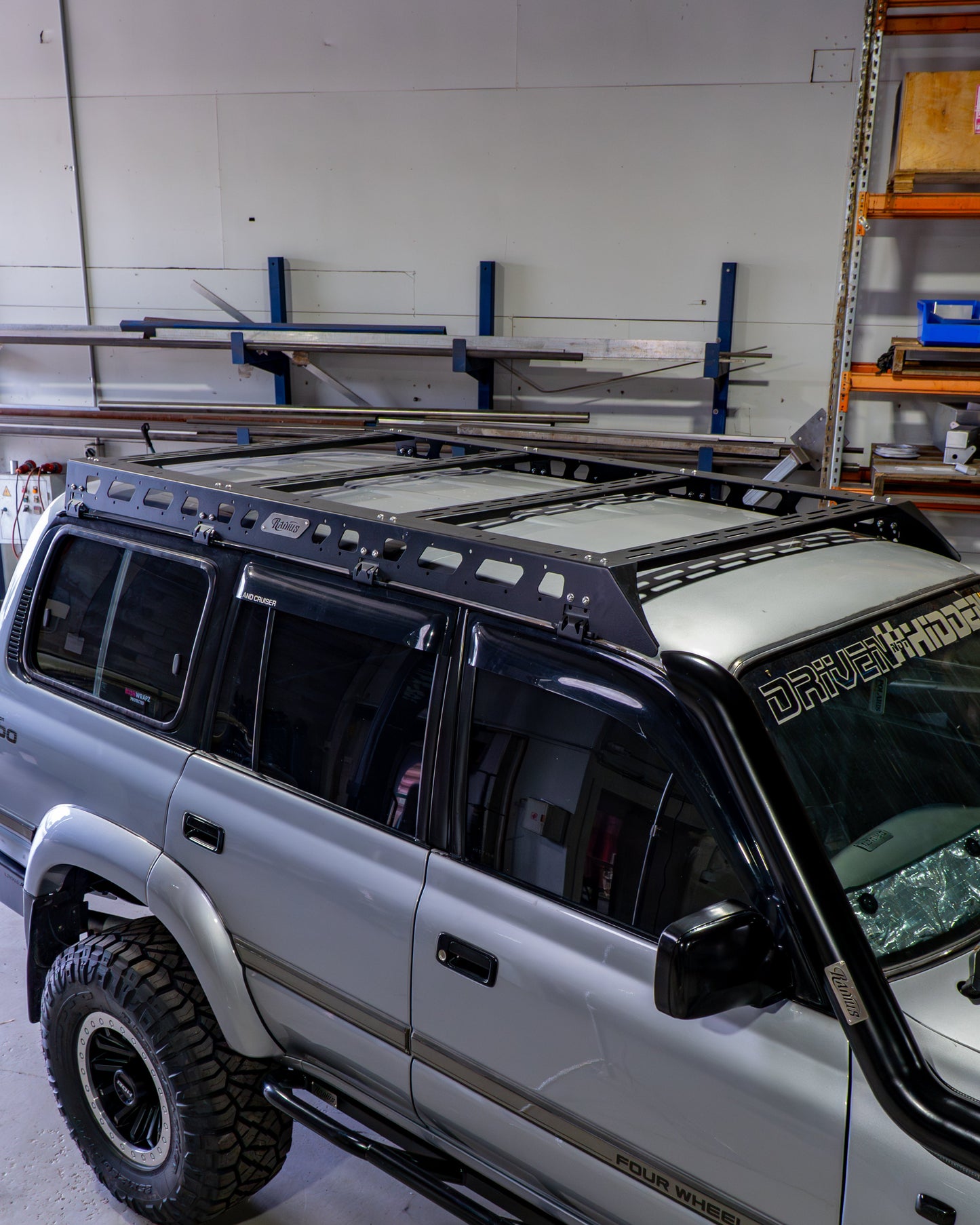 80 Series LandCruiser Low Profile Roof Rack | Radius Fabrications
