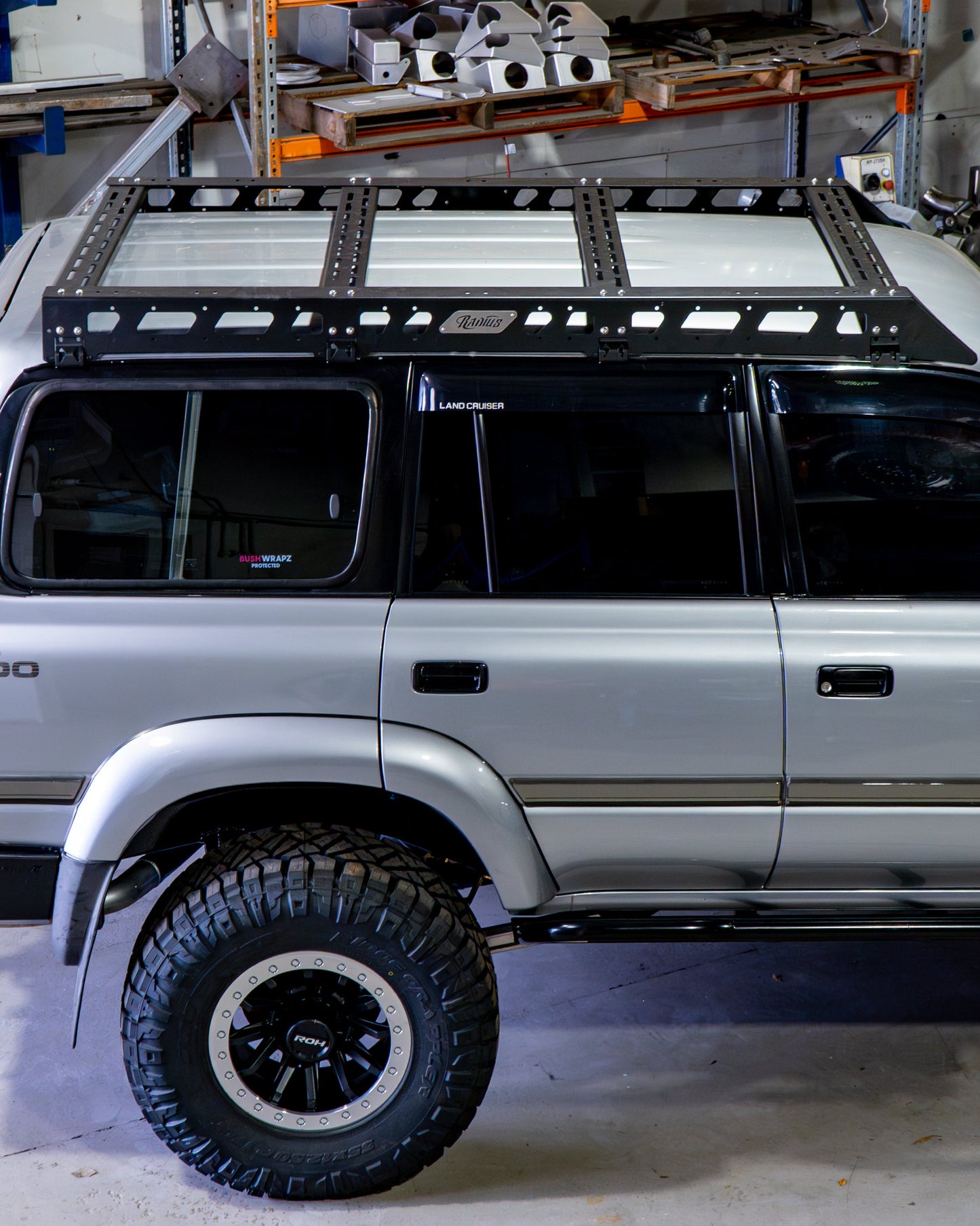 80 Series LandCruiser Low Profile Roof Rack | Radius Fabrications