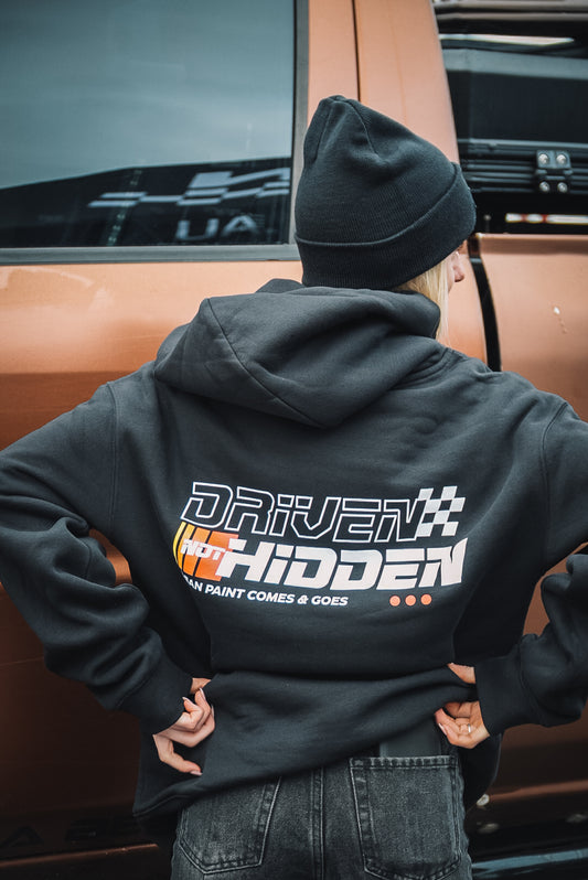 DRIVEN NOT HIDDEN - BLACK HOODIE