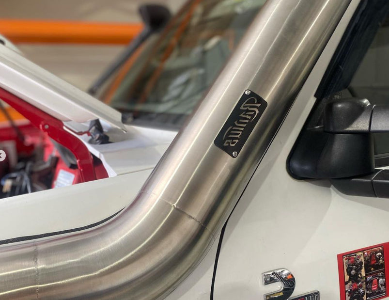 Stainless Snorkel to suit Nissan Gu Patrol (5" Passenger Side Long Entry)