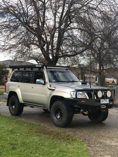 Drivers Side Stainless Snorkel to suit Nissan GU Patrol (Series 4)