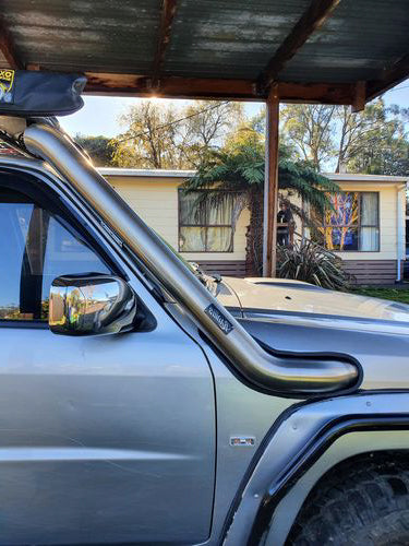 Drivers Side Stainless Snorkel to suit Nissan GU Patrol (Series 4)