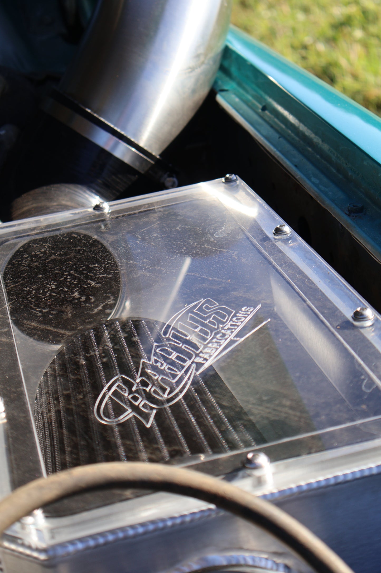 Custom Air box to suit GQ Patrol pod filter clear top style