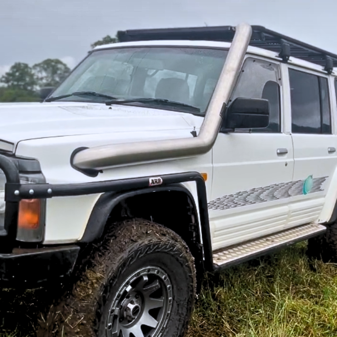 Stainless snorkel to suit GQ Nissan Patrol (Long entry)