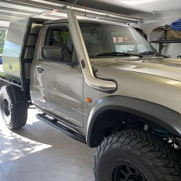 Stainless Snorkel to suit Nissan GU Patrol (Series 1-3 Drivers Side)