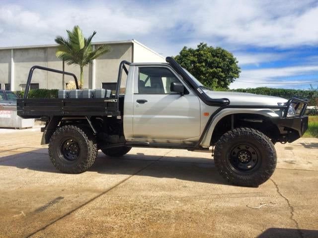 Drivers Side Stainless Snorkel to suit Nissan GU Patrol (Series 4)