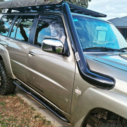 Drivers Side Stainless Snorkel to suit Nissan GU Patrol (Series 4)