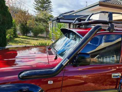 Passenger Side 4" Stainless Snorkel to suit Toyota 80 Series Landcruiser Short Entry