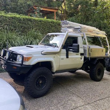 Stainless Snorkel (Rear Facing) to Suit Passenger Side Toyota 79 Series Landcruiser VDJ