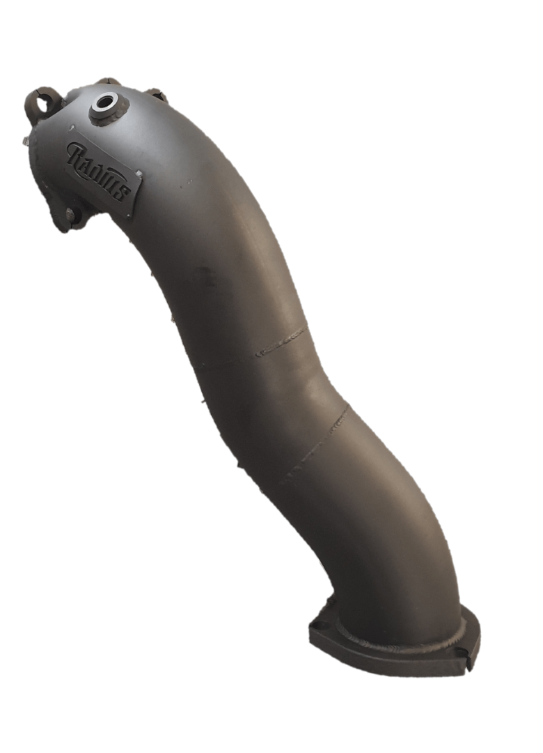Nissan Patrol HT18/ 6 Bolt High Mount Dump Pipe - Radius Fabrications - Dump Pipe