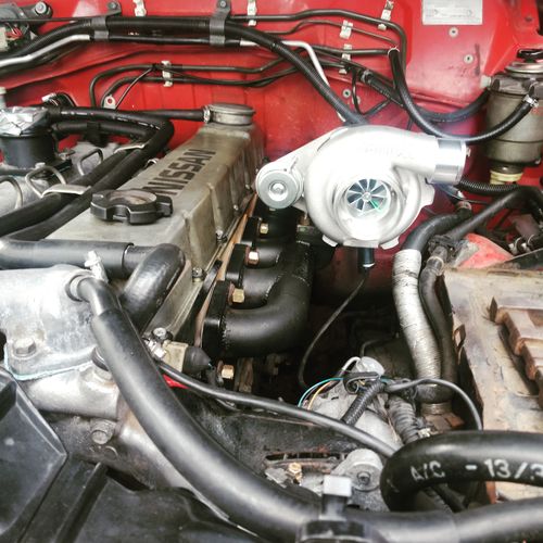 TD42 Turbo Manifold (High Mount) T2 - Radius Fabrications - Manifold